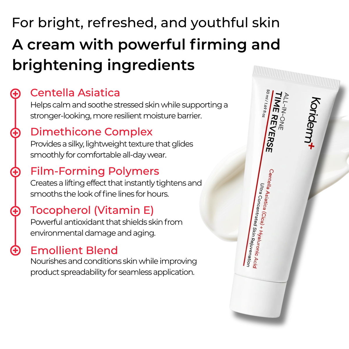 Koriderm™ Time Reverse Cream (All-In-One)."