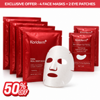 PDRN - 4 Deep Masks + 2 Eye Patches